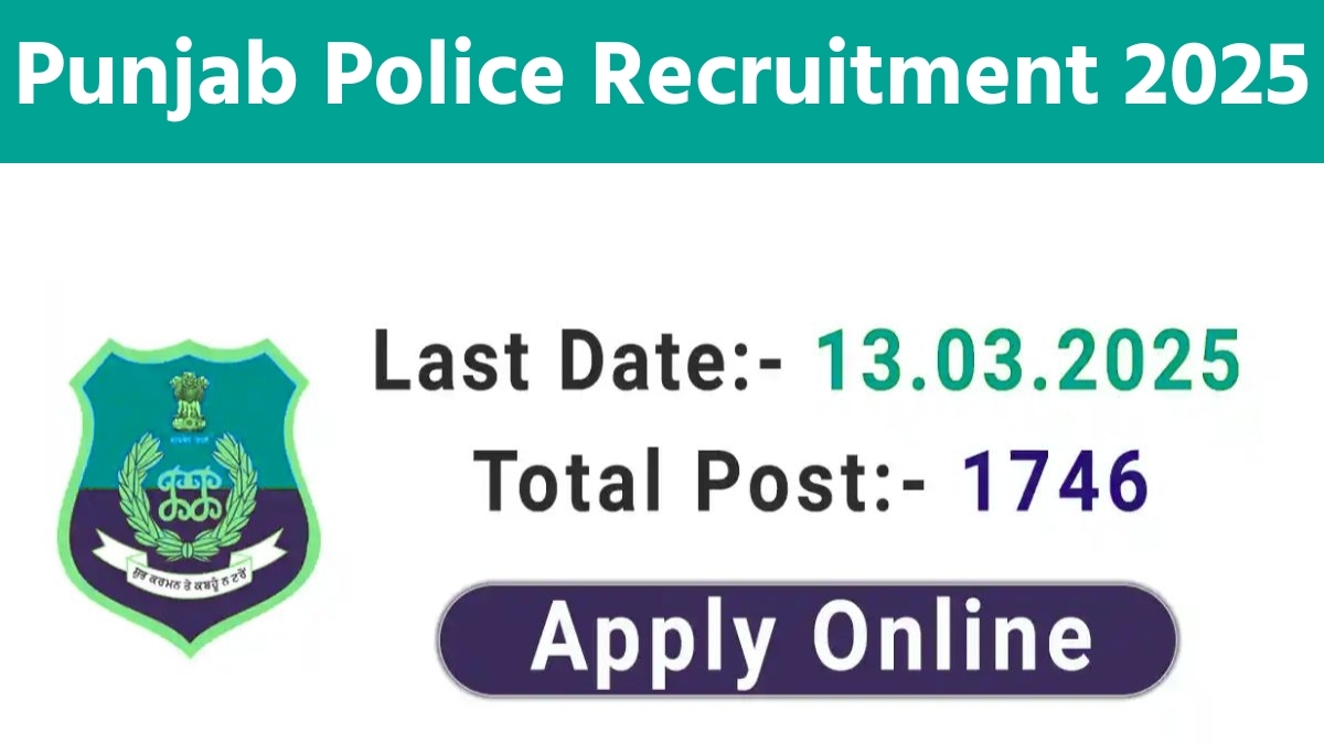 Punjab Police Recruitment 2025