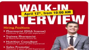 MedX Pharmacy Walk in Interview in Dubai 2025: Dates, Venues, and Key Details