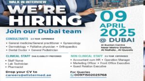 Elister Med Walk in Interview in Dubai 2025: Dates, Venues, and Key Details