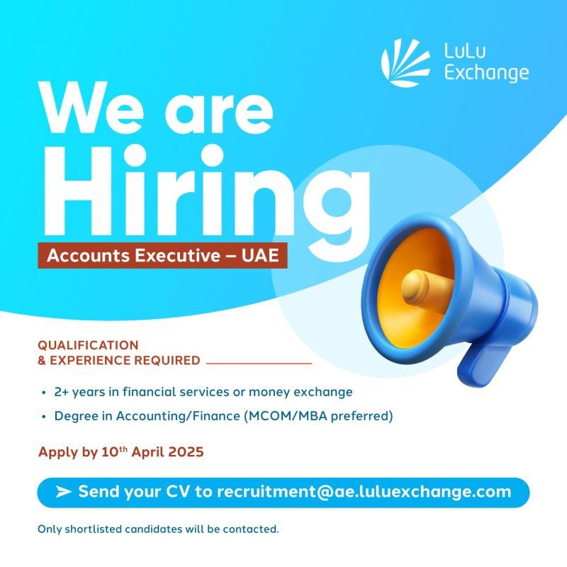 Lulu Exchange Careers 2025: Dates, Venues, and Key Details