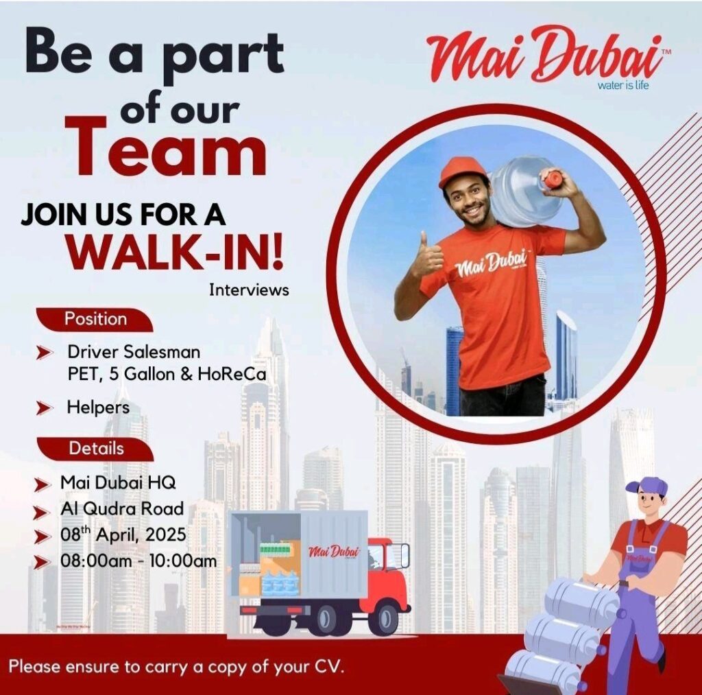 Mai Dubai Careers 2025: Dates, Venues, and Key Details