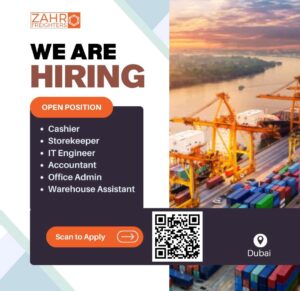 Zahr Freighters Vacancy in Dubai 2025: Dates, Venues, and Key Details