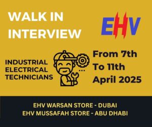 EHVEMC Careers Walk in Interview in Dubai & Abu Dhabi 2025: Dates, Venues, and Key Details