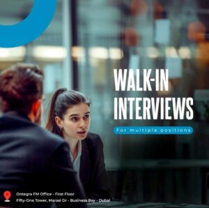 Ontegra Facilities Management Walk in Interview in Dubai 2025