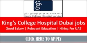 King’s College Hospital London Dubai Careers 2025: Dates, Venues, and Key Details
