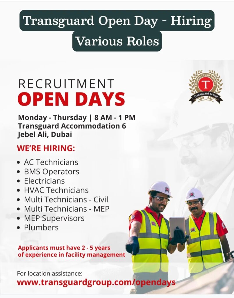 Transform Your Career with Transguard Opportunities UAE 2025