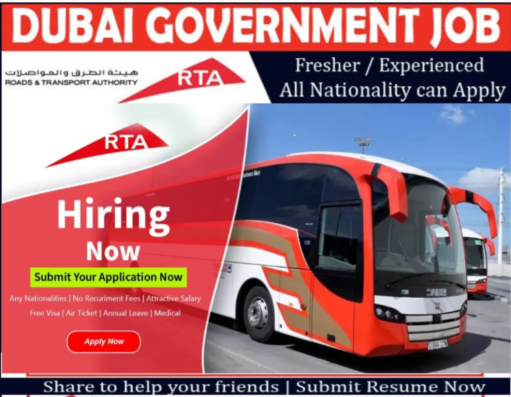 RTA Careers Announced Jobs Opportunities 2025: Dates, Venues, and Key Details
