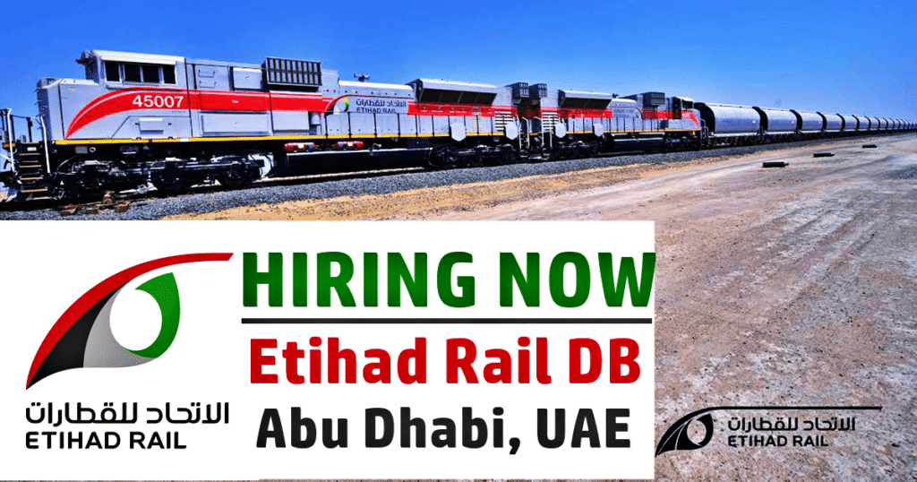 Etihad Rail Jobs | Etihad Rail Careers 2025