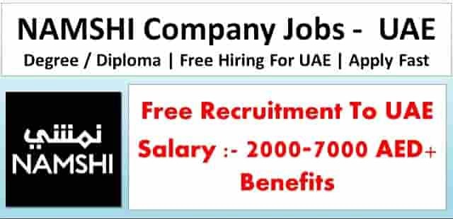NAMSHI Job Openings in UAE 2025