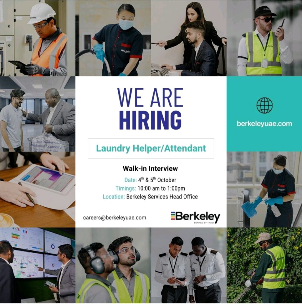 Berkeley Walk in Interview in Dubai 2025: Dates, Venues, and Key Details