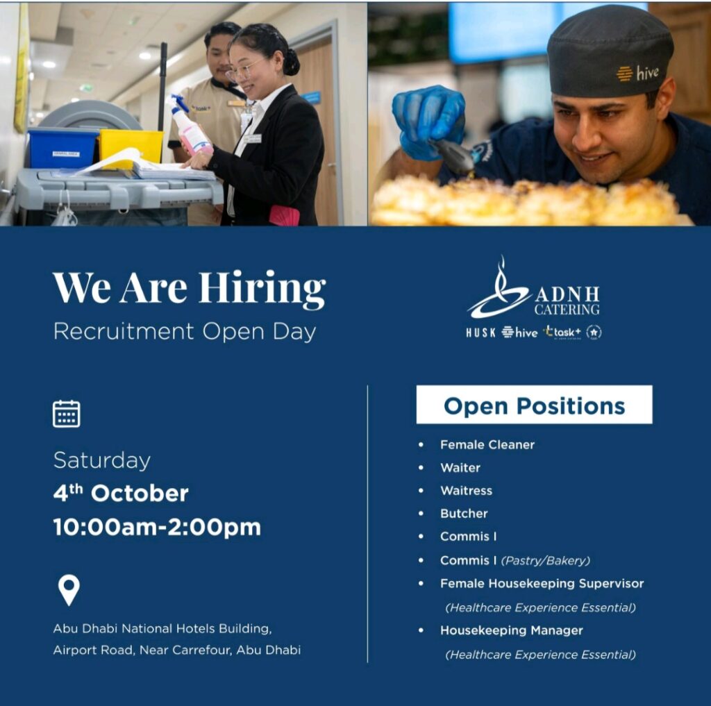 Unlock Your Future at ADNH Catering’s Open Day: 2025 in Abu Dhabi
