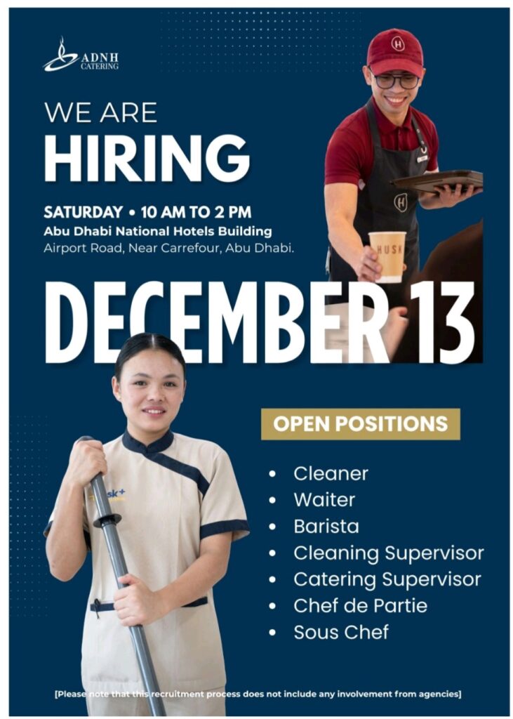 Unlock Your Future at ADNH Catering’s Open Day: 2025 in Abu Dhabi