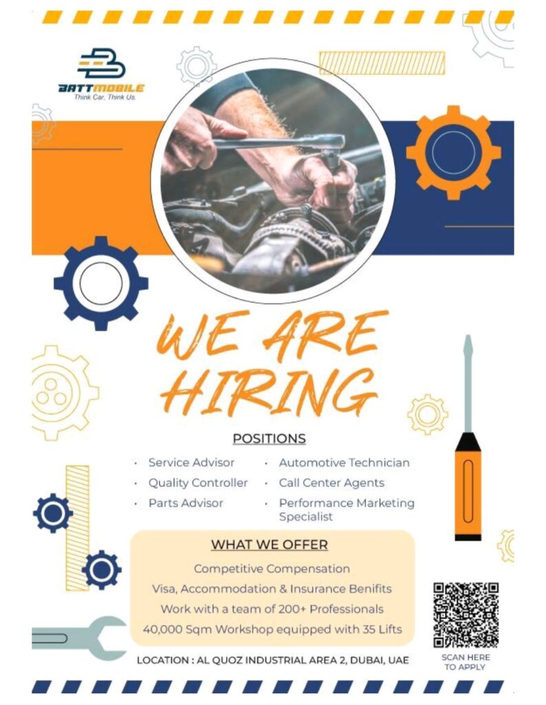 Join Battmobile’s Growing Team in Dubai!