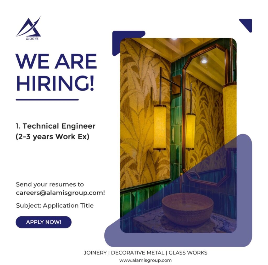 Unlock Your Career in Joinery: Alamis Group UAE is Hiring