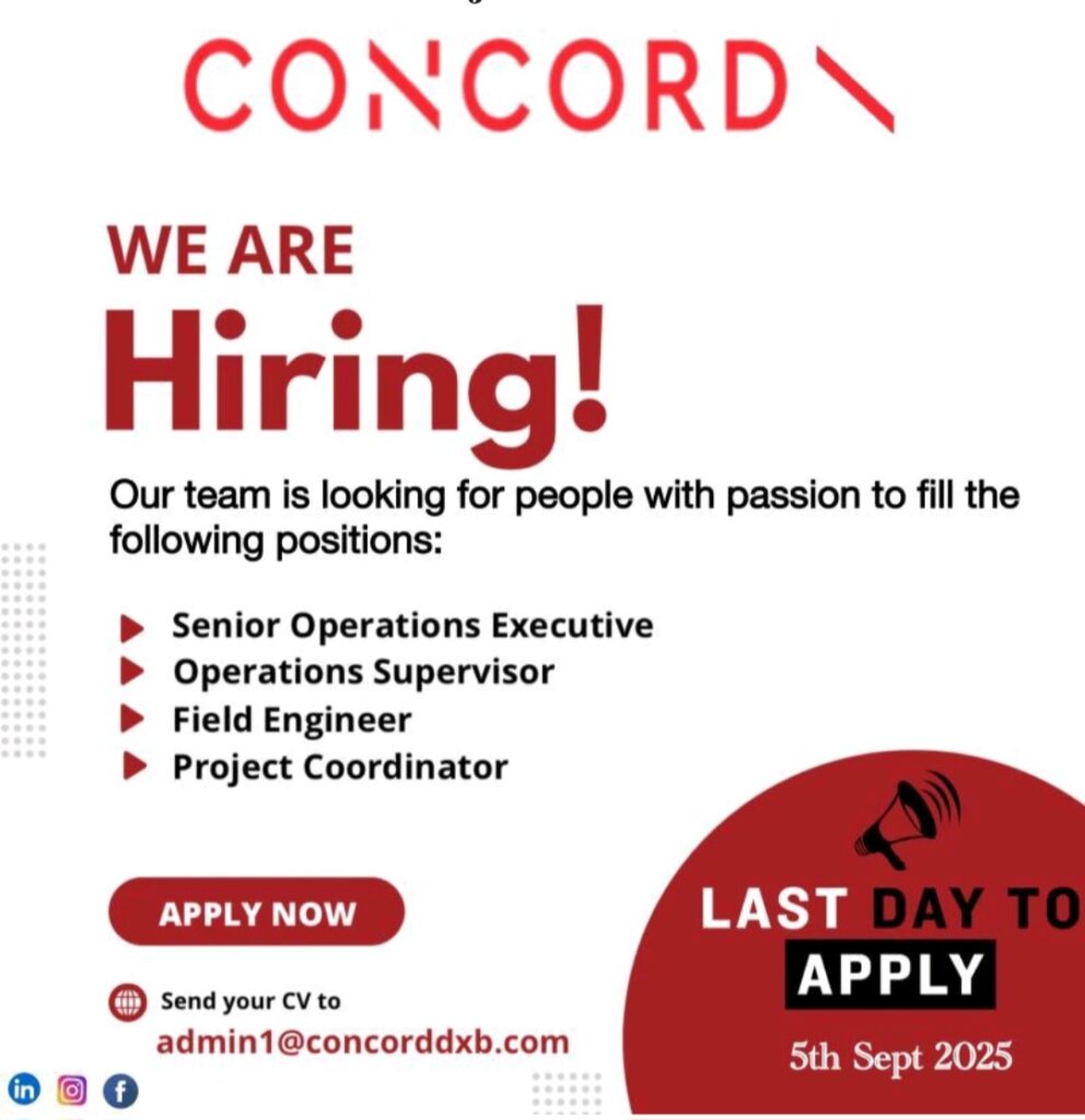 Concord Road Transport LLC is Hiring: Join a Leading Heavy Lift & Transportation Team in the UAE