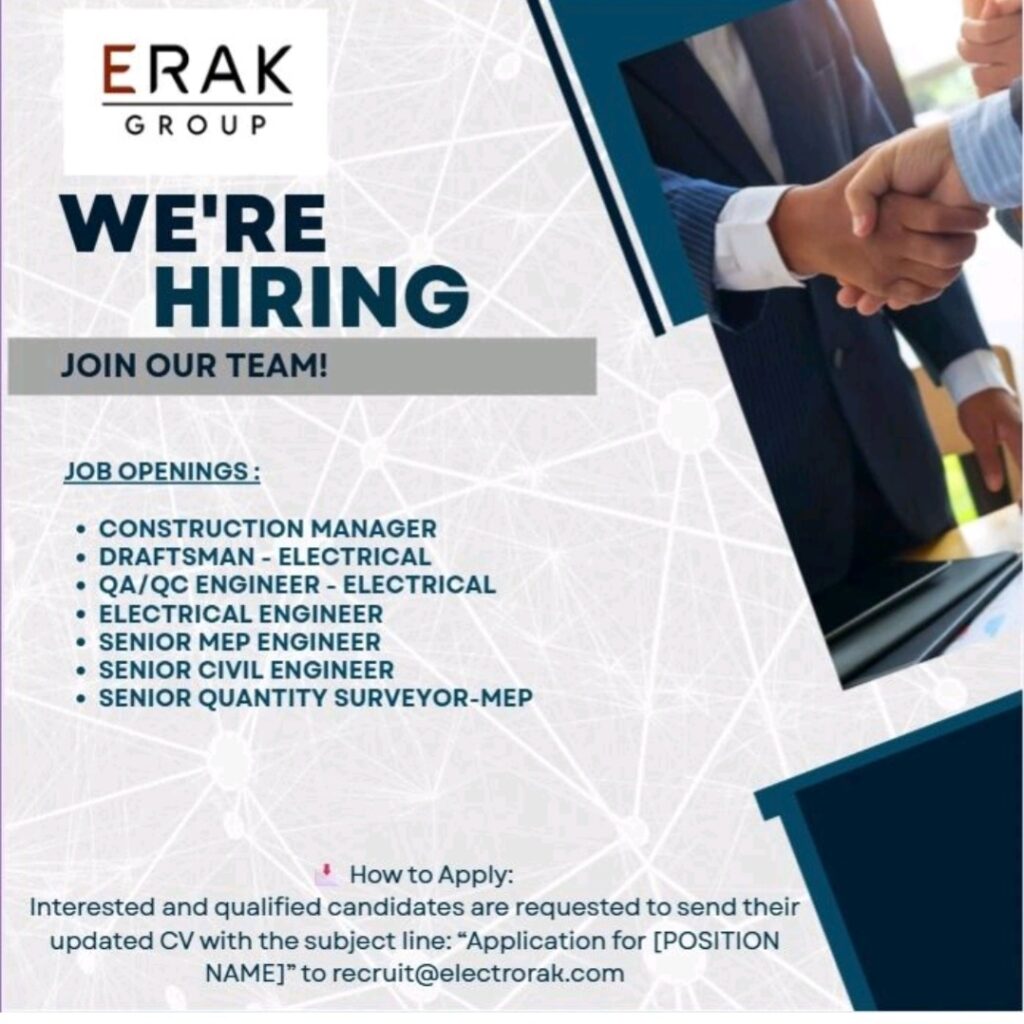 Join the ElectroRAK Group Team