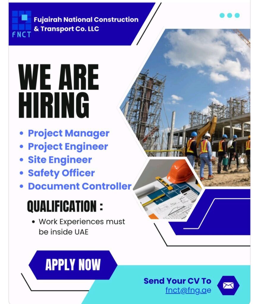 FNCT Fujairah is Hiring