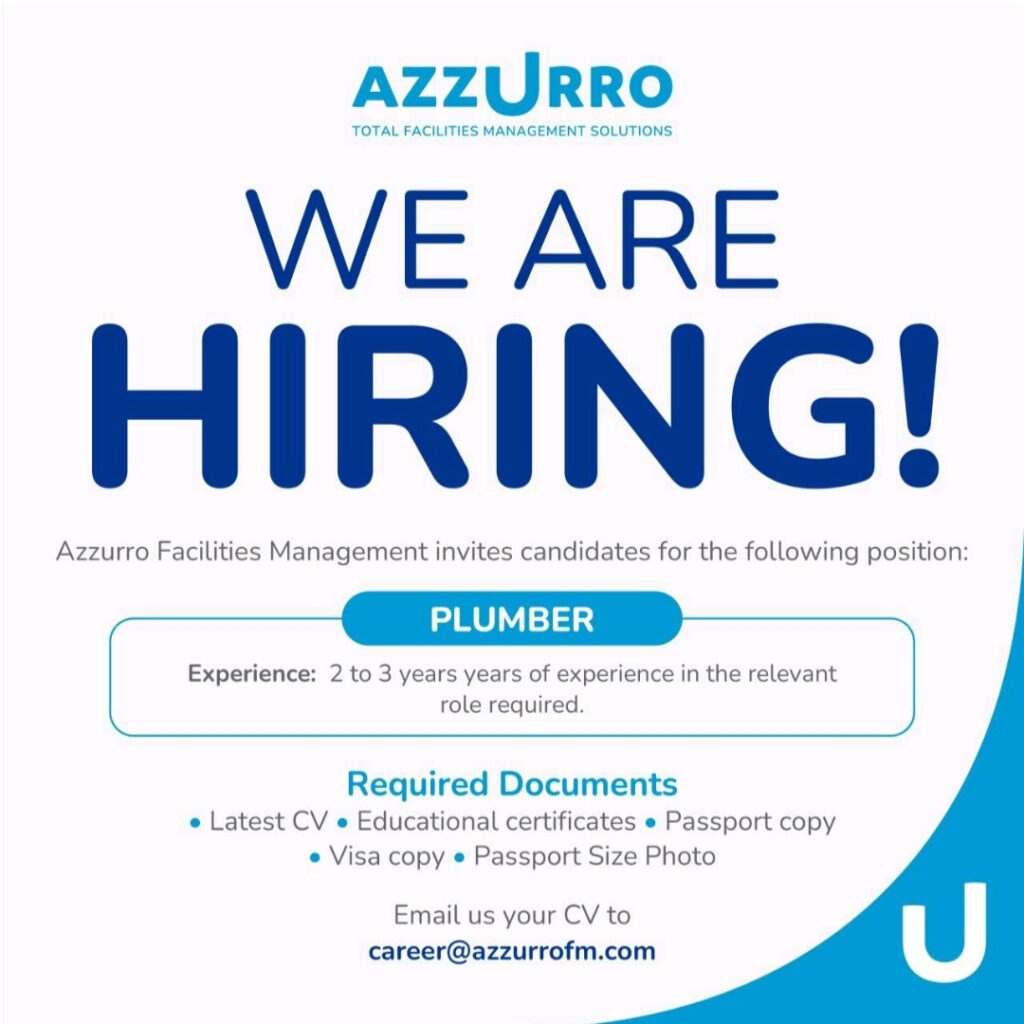 Build Your Career with Azzurro Facilities Management: UAE Hiring Drive 2025