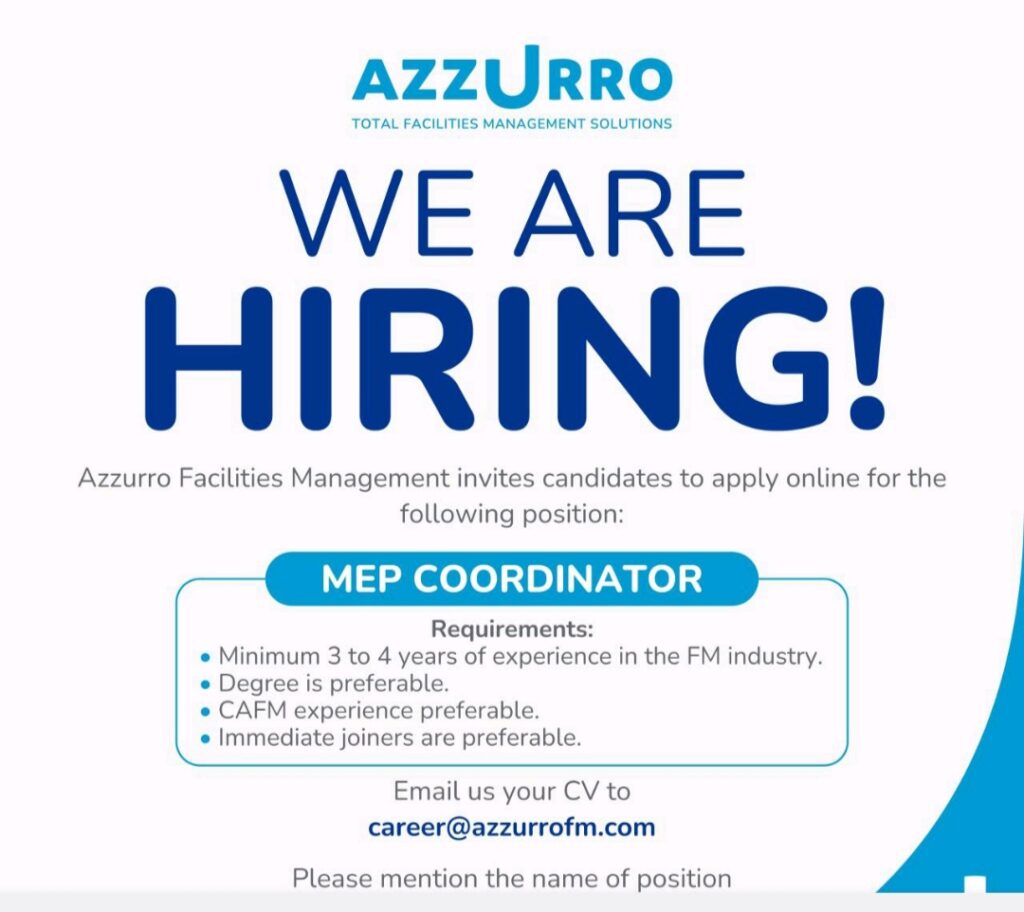 Build Your Career with Azzurro Facilities Management: UAE Hiring Drive 2025