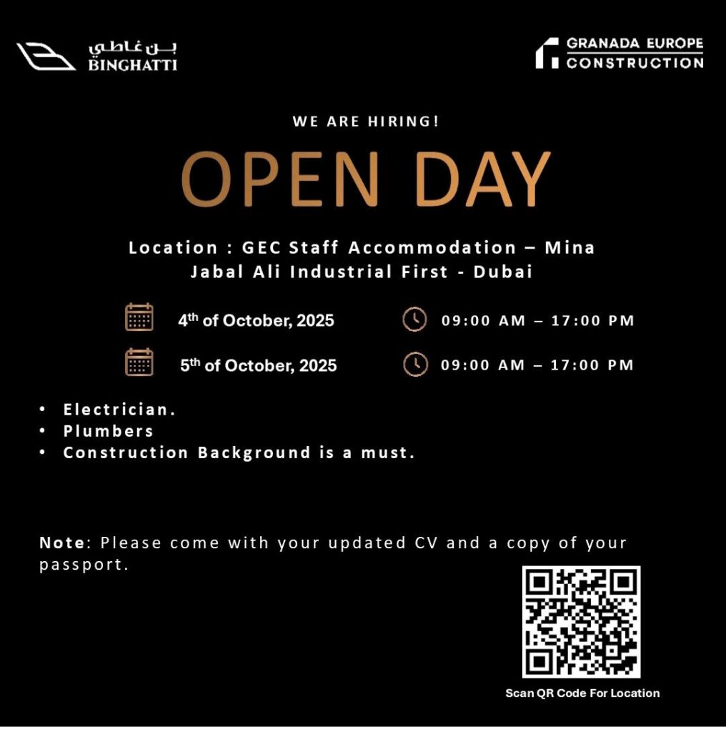 Your Chance to Build a Career in Dubai: Binghatti Open Day 2025