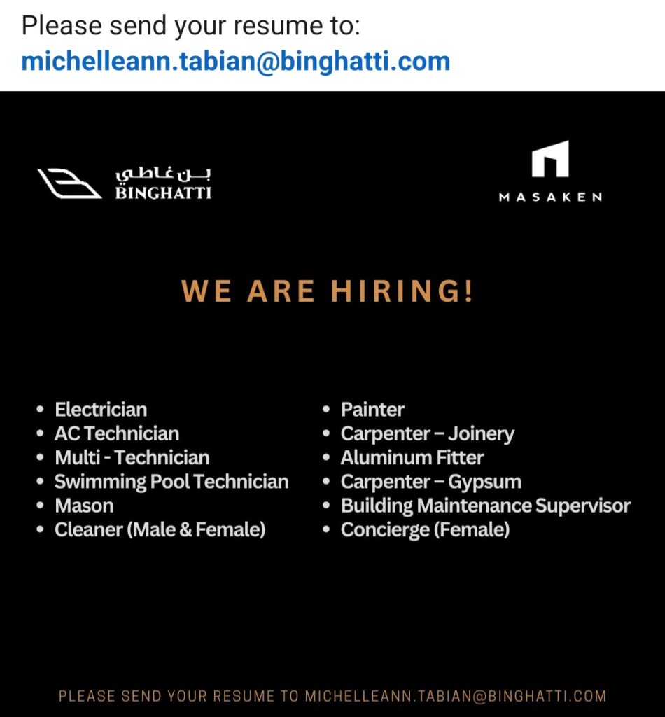 Your Chance to Build a Career in Dubai: Binghatti Open Day 2025