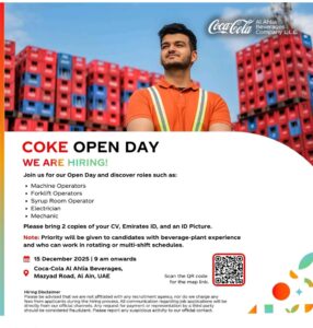 Coca-Cola Al Ahlia Open Day in Al Ain
