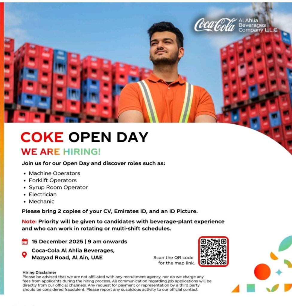 Coca-Cola Al Ahlia Open Day in Al Ain